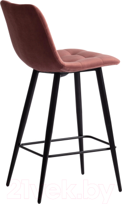 Стул барный Tetchair Chilly 53x44x94 ткань/металл