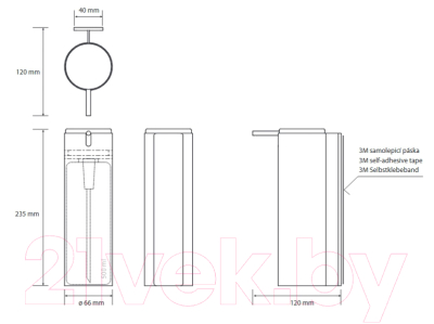 Дозатор Bemeta Niva 101109095