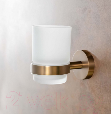 Стакан для зубной щетки и пасты Bemeta Amber 155110012