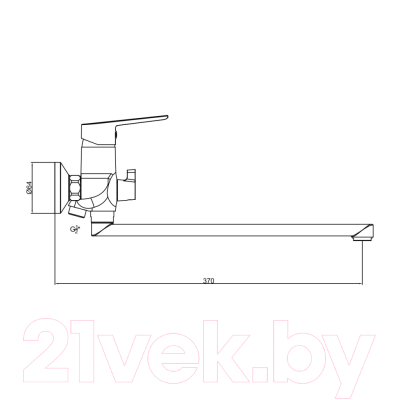 Смеситель Gross Aqua Dyno 7121285C-35F