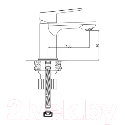 Смеситель Gross Aqua Dyno 6248285C