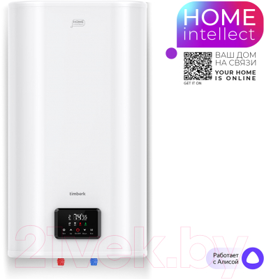 Накопительный водонагреватель Timberk Home Intellect T-WSS100-N72-V-WF