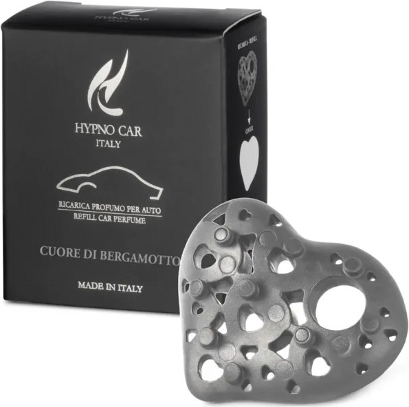 Картридж для ароматизатора автомобильного Hypno Casa Car Cuore Di Bergamotto Сердце - фото