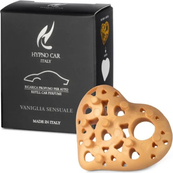 Картридж для ароматизатора автомобильного Hypno Casa Car Vaniglia Sensuale Сердце - фото