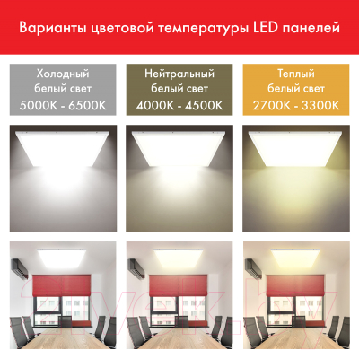 Панель светодиодная Sonnen Стандарт / 237154