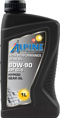 Трансмиссионное масло ALPINE Gear Oil 80W90 GL-5 / 0100701 - фото