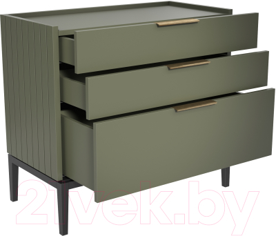 Комод Алери Ричмонд (грей/черно-серый)