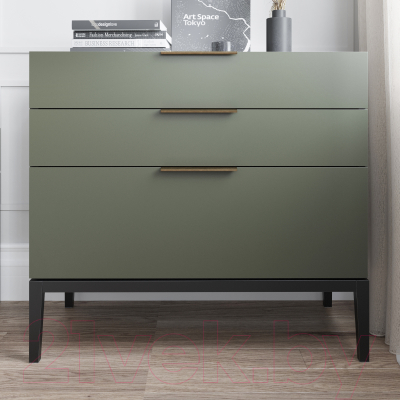 Комод Алери Ричмонд (грей/черно-серый)