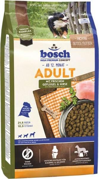 Сухой корм для собак Bosch Petfood Adult Poultry Millet - фото