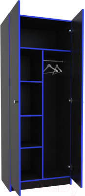 Шкаф МДК Black 2-х створчатый BL-СК2С 490x800x1980