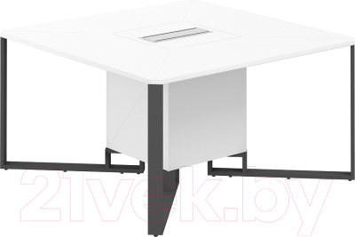 Стол для переговоров Norden 140x140x75 / SP.0101.WH.WH.AN - фото