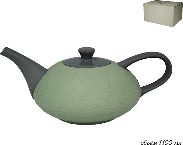 Заварочный чайник Lenardi Greengrey 135-019/1