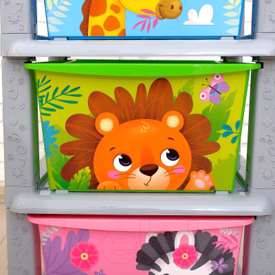 Комод пластиковый Соломон Веселый зоопарк / 4758972