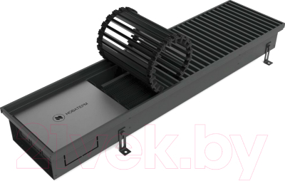 Конвектор внутрипольный Новатерм НТ-В-14/25/130 (черный) - фото