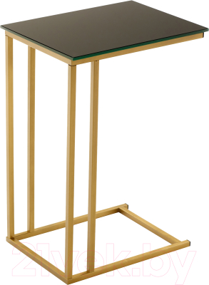 Приставной столик РасГар Престиж (черный/золотой) - фото