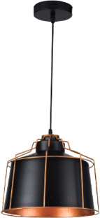 Потолочный светильник GTV Goa OS-GOA-11-DEC (черный/золото) - фото