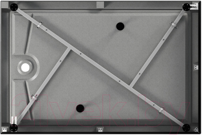 Душевой поддон МетаКам Universal Pro N 120x80 / АПS_014443