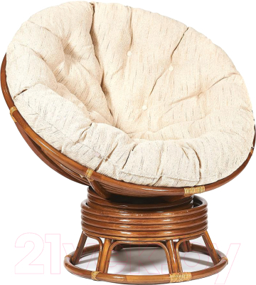 Кресло-качалка Tetchair Papasan W 23/01 B с подушкой - фото