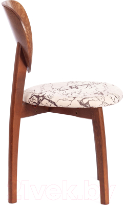 Стул Tetchair Diamante мягкое сиденье (коричневый/бежевый)