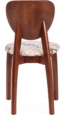 Стул Tetchair Diamante мягкое сиденье (коричневый/бежевый)