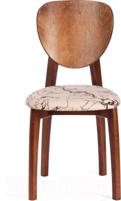 Стул Tetchair Diamante мягкое сиденье (коричневый/бежевый)