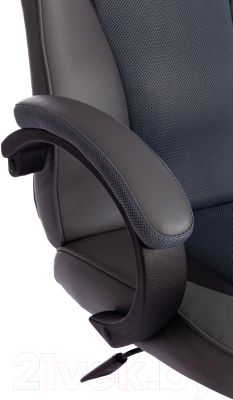 Кресло геймерское Tetchair Racer Gt кожзам/ткань (металлик/серый)