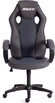 Кресло геймерское Tetchair Racer Gt кожзам/ткань (металлик/серый)