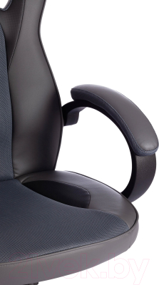 Кресло геймерское Tetchair Racer Gt кожзам/ткань (металлик/серый)