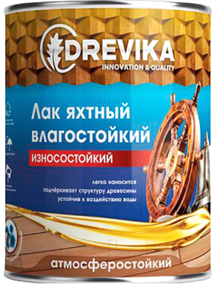 Лак яхтный Drevika Алкидный - фото