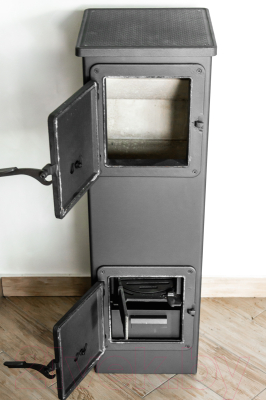 Печь-камин Bella Thalia Ewa 290x290x890 (серый)