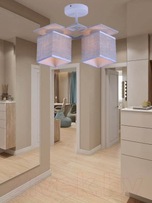 Потолочный светильник Mirastyle MH-10096/2 WH+GR