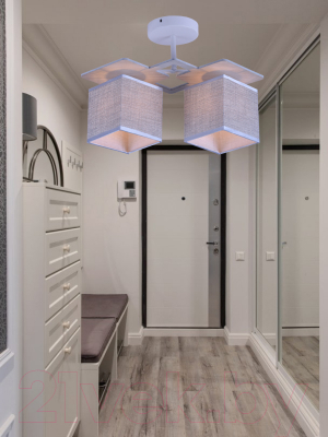 Потолочный светильник Mirastyle MH-10096/2 WH+GR