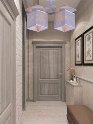 Потолочный светильник Mirastyle MH-10096/2 WH+GR