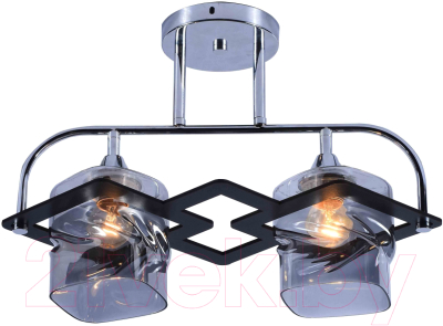 Потолочный светильник Mirastyle MH-10130/2 CR+BK - фото