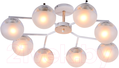 Потолочный светильник Mirastyle MH-10142/8 WH+FGD - фото