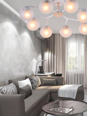 Потолочный светильник Mirastyle MH-10142/8 WH+FGD