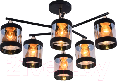 Потолочный светильник Mirastyle MH-10146/6B MBK+GD - фото