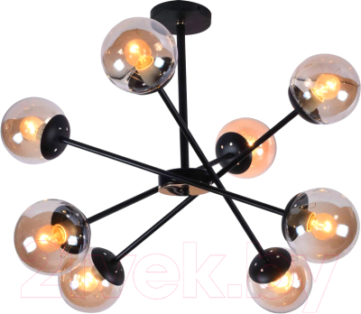 Потолочный светильник Mirastyle MH-10154/8B BK - фото