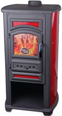 Печь-камин Bella Thalia Forte 490x440x900 (бордовый) - фото