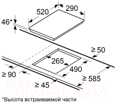 Электрическая варочная панель Maunfeld CVCE292MBK2