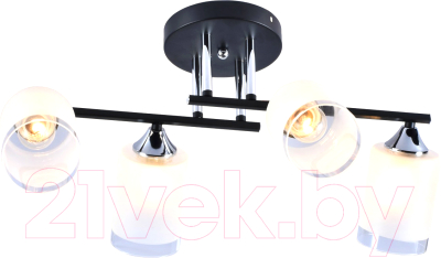 Потолочный светильник Mirastyle MH-2484B/4 BK+CR - фото
