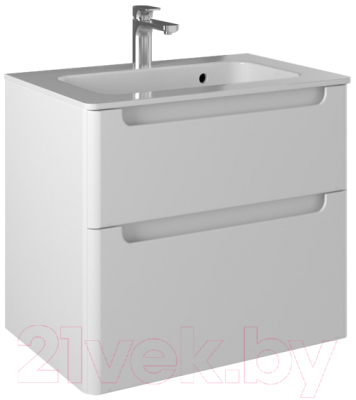 Тумба с умывальником Briz Эстель 70 / 221 03 18070-16 00 БЕЛ - фото