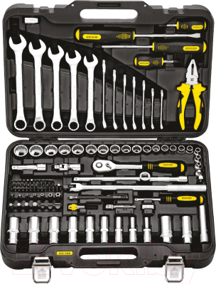 Универсальный набор инструментов BERGER 3/8” / BG100-3814 (100 предметов) - фото