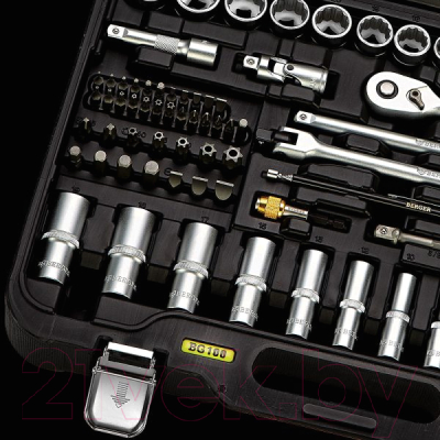 Универсальный набор инструментов BERGER 3/8” / BG100-3814 (100 предметов)