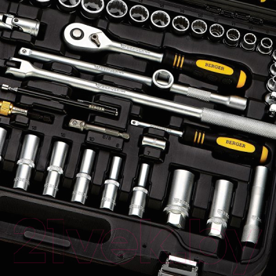 Универсальный набор инструментов BERGER 3/8” / BG100-3814 (100 предметов)