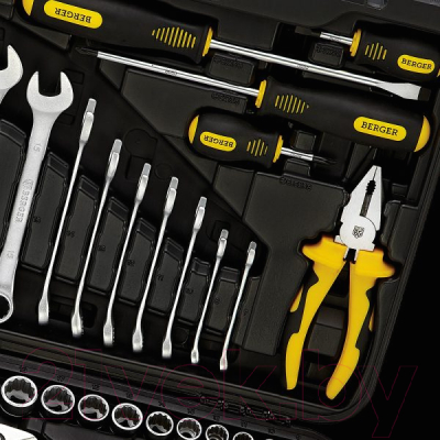 Универсальный набор инструментов BERGER 3/8” / BG100-3814 (100 предметов)