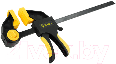 Струбцина BERGER Быстрозажимная 70x300мм, зажим до 60кг / BG1930