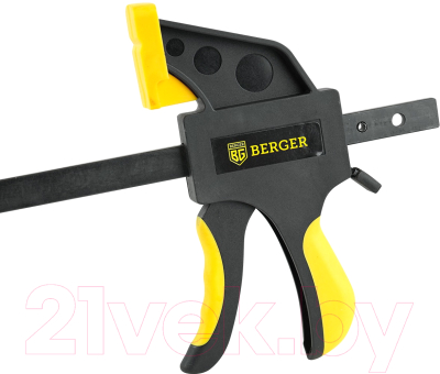 Струбцина BERGER Быстрозажимная 70x300мм, зажим до 60кг / BG1930