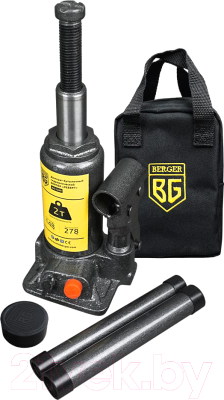 Бутылочный домкрат BERGER Реберг 2т 148-278мм / BG1269 - фото