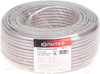 Кабель Юпитер F/UTP Cat5E 4х2х24AWG 0.51мм / JP3010-50 - фото